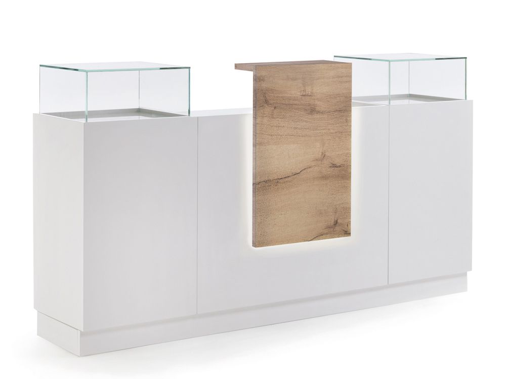 reception Welcome Light colore Natural Oak